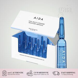 AIDA Hyal Multi-Liposome Moisture Ampoule – Box of 10 × 2ml Hydrating Boosters